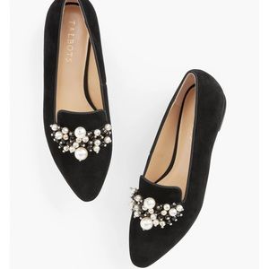 Talbots loafers with pearls size 9.5